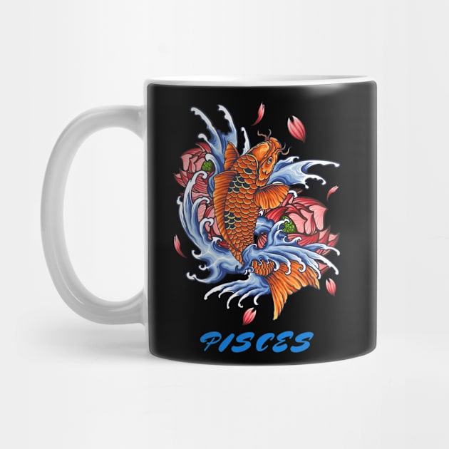 Lovely Pisces zodiac design by MoodsFree